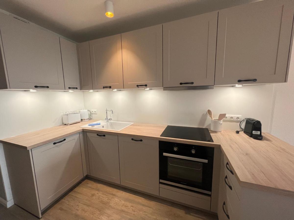 Moderne 3-Zi-Wohnung Mit Meerblick Direkt Am Strand Scharbeutz Exteriör bild