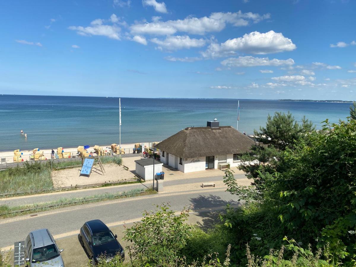 Moderne 3-Zi-Wohnung Mit Meerblick Direkt Am Strand Scharbeutz Exteriör bild
